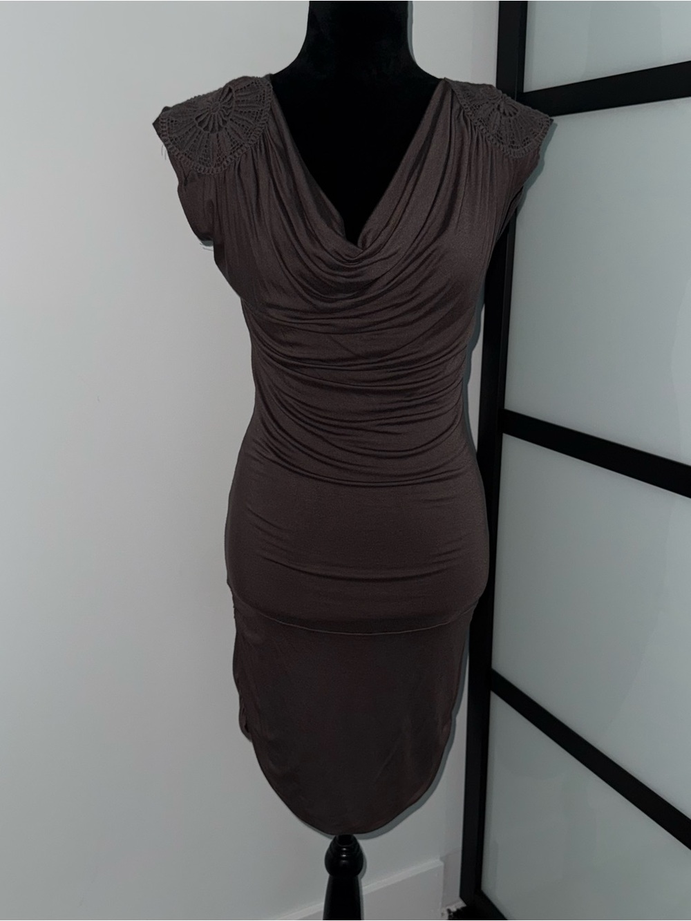 Soprano Bodycon Olive Dress Medium